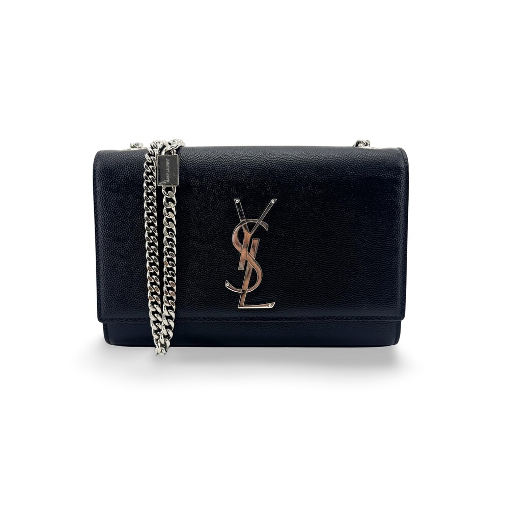 Saint Laurent Classic Monogram Flap Chain Leather